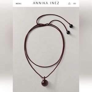Annika Inez Glass Drop Pendant Necklace